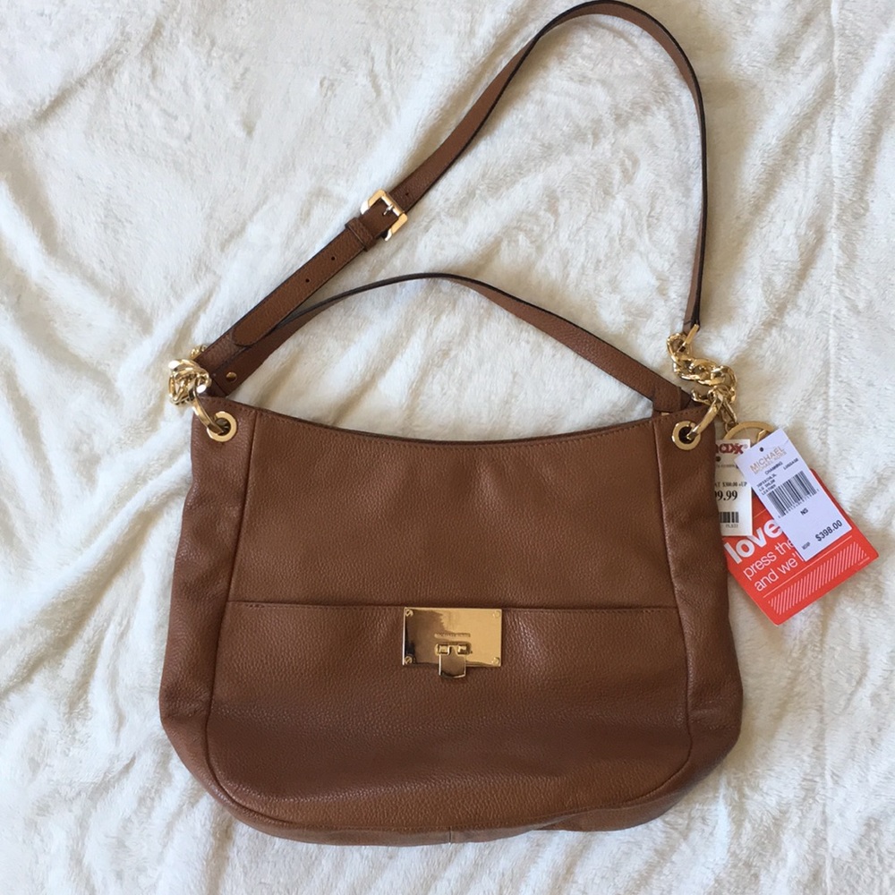 Michael Kors Tan Leather Shoulder/Hand Bag
